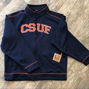 XL Men’s CSU, Fullerton zip up jacket